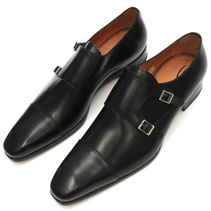 楽天市場】新品 Santoni ダブルモンク レザーシューズ 【サイズ：UK9.5 