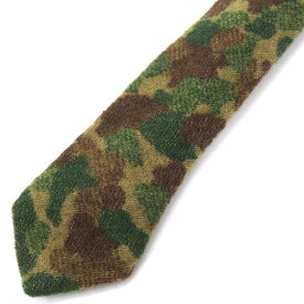 美品 monitaly ニット ネクタイ カモフラージュ アメリカ製 ニットタイ モニタリー メンズ 5WL/A0750S/LAN06/HM/RR/SYM