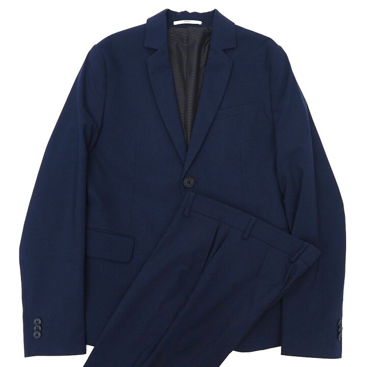 楽天市場】新品 HUGO BOSS ジュニア スーツ 【サイズ：16-M】 ネイビー 
