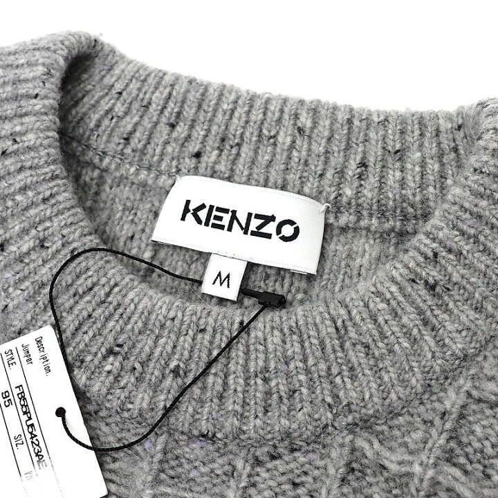 楽天市場】未使用品 KENZO 虎 ニット セーター 【サイズ：M】 グレー 
