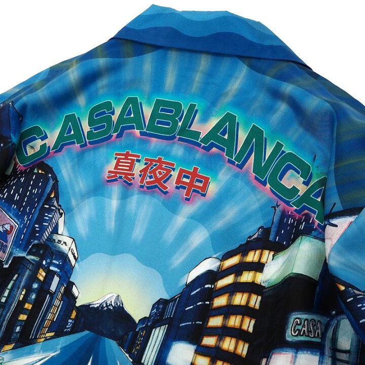 楽天市場】未使用品 Casablanca TOKYO NIGHTS シルクシャツ 