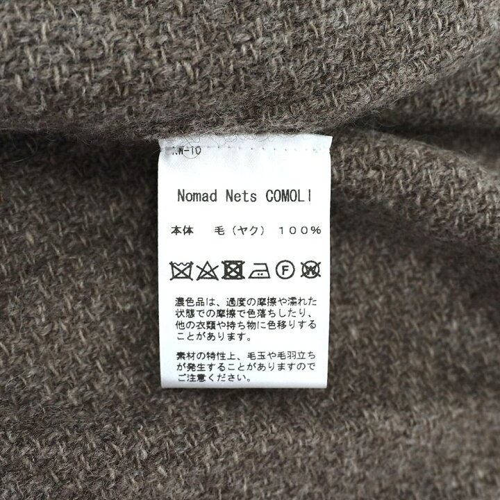 楽天市場】未使用品 COMOLI × Norlha Nomad Nets ヤクウール ストール 