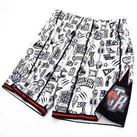 新品 Mitchell&Ness トロントラプターズ ショートパンツ 【サイズ：XL】 ホワイト NBA DOODLE SWINGMAN SHORTS バスケットボール ミッチェルアンドネス メンズ 5F17/D04417/JARC07/HM/SYM