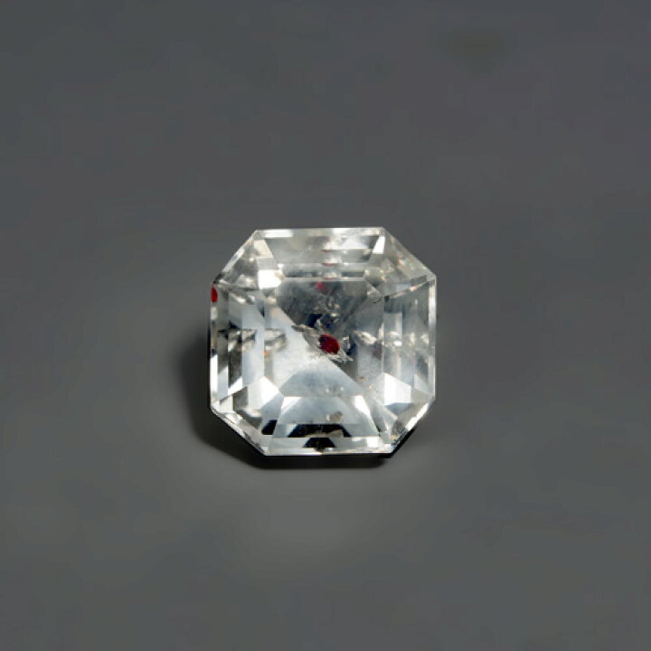 楽天市場】ガーネットインクォーツ 8.51ct ba-2221カットした無色透明 