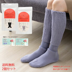 【宅配便送料無料・2足セット】まるでこたつ ソックス 23-25cm 全4色 冷え対策 レディース ルームソックス 靴下 岡本 靴下サプリ om-632-995-2p