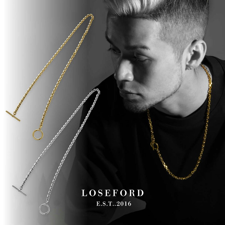 楽天市場】【LOSE FORD 公式】 チェーンネックレス カットチェーン 