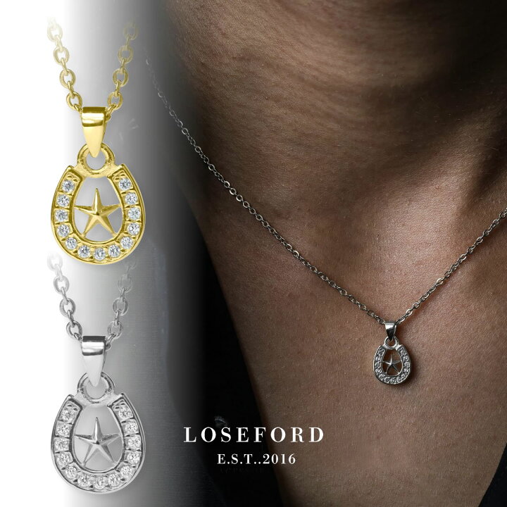 楽天市場】【LOSE FORD 公式】 フェザーネックレス クロスネックレス  