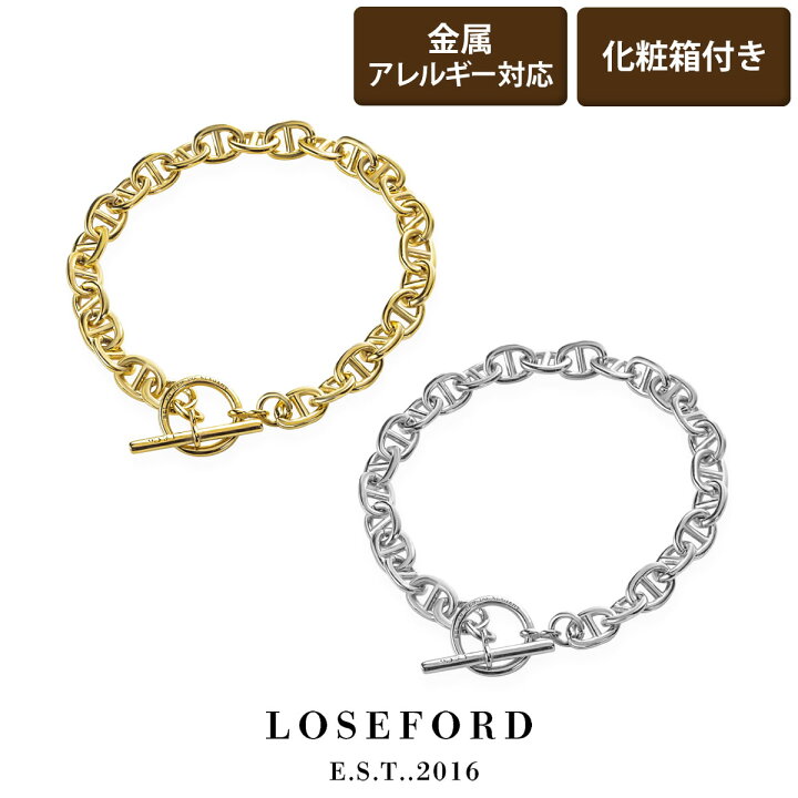 楽天市場】【LOSE FORD 公式】 チェーンブレスレット レディース 