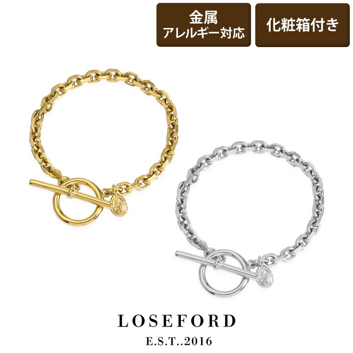 楽天市場】【LOSE FORD 公式】 316L カットチェーンブレスレット 