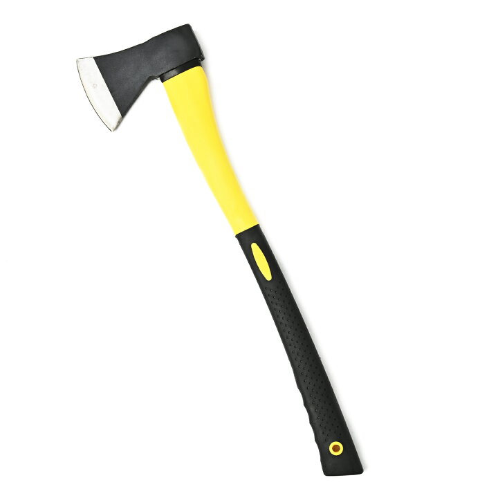 楽天市場】薪割り 手斧 黄色 大サイズ1本 72cm キャンプ用品 鉈 