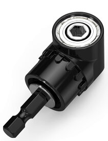 【クーポンで最大2000円OFF】 ライトアングルドリルエクステンションソケット ドライバー用ソケットアダプター 105度L型 六角磁気ビットソケット 電動ドライバー対応 ドリル用アタッチメント 電動ドリルビット用角度付き工具