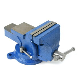 【クーポンで最大2000円OFF】 万力 ベンチバイス 回転式 口幅約150mm 最大開口約135mm 6インチ リードバイス ガレージバイス バイス 3点固定式 定盤付き 回転盤 360°回転 切削 研磨 切断 加工 固定 接着 強力 作業台 卓上 テーブル 締め 工具 DIY 日曜大工 整備 工場 現場