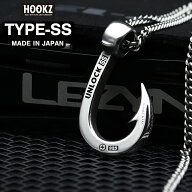 日本製 HOOKZ 釣り針ネックレス TYPE-SS/シルバー925 フィッシュフック シルバーネックレス メンズ レデ…