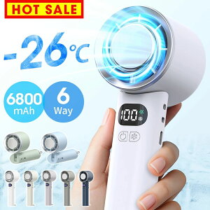 �n���f�B�t�@�� �g�ѐ�@ �啗�� �u�ԗ�p Type-C�}���[�d 6800mAh��e�� 100�i�K���͒��� LED�f�B�X�v���C 24���ԘA���ғ� �n���f�B��@ �܂��ݎ� �莝�� ��|�� ��� ���^ �É�