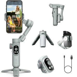�X�}�z�W���o�� 3�� ��u���␳ SMART X PRO�X�}�z�W���o�� �܏� �莝�X�^�r���C�U�[ �Y�[���{�^��OLED���LED���C�g�����\Android iPhone 15/14/13/12/11 Pro/Max �݊�270°���[���C���Z�v�V�������[�h �t