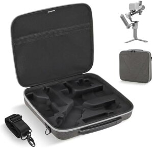 DJI RS4 Mini�Ή��ϏՌ��n�[�h�P�[�X �|�[�^�u�����[�o�b�O �W���o���X�^�r���C�U�[�p �A�N�Z�T���[�i�[�\ �ʋ΁E���s�ɍœK