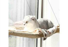 ペットハンモック ペットハンモック 犬用 キャット 猫窓用ハンモック 15kg 猫用 お昼寝 ペット 日光浴 窓用ベッド 組み立て 窓 吊り下げ
