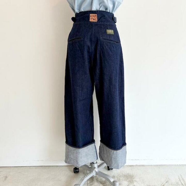 楽天市場】KAPITAL【キャピタル】14ozセルビッチデニムグルカパンツ 