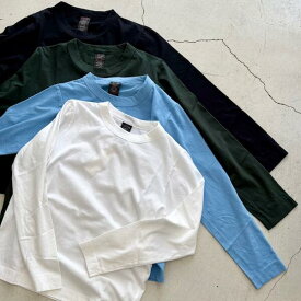 homspun【ホームスパン】天竺長袖Tシャツ【送料無料】【レディース】