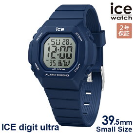 10％OFFクーポン配布中！5/18からご利用分！ICE WATCH アイスウォッチ 腕時計 レディース アイス デジットウルトラ ダークブルー 022095 安心の国内正規品 代引手数料無料 送料無料 あす楽 即納可能