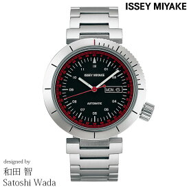 2000・1000・777・500円クーポン配布中!4/27迄!ISSEY MIYAKE イッセイミヤケ 腕時計 和田 智 W AUTOMATIC ダブリュオートマチック 自動巻き メンズ ブラック/シルバー メタルブレス オートマチック NYAE001 正規品 代引手数料無料 送料無料 あす楽 即納可能