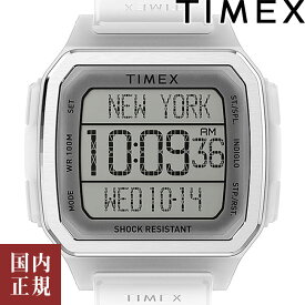 2000・1000・777・500円クーポン配布中!5/27迄!TIMEX タイメックス 腕時計 メンズ レディース コマンド アーバン 47mm デジタル ワールドタイム オフホワイト TW2U56300 安心の正規品 代引手数料無料 送料無料