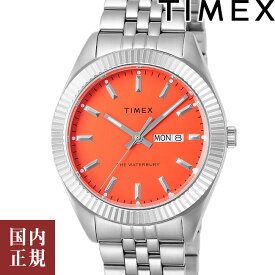 2000・1000・777・500円クーポン配布中!4/27迄!TIMEX タイメックス 腕時計 メンズ レディース Waterbury Legacy ウォーターベリー レガシー ディープオレンジ TW2V17900 安心の国内正規品 代引手数料無料 送料無料 あす楽 即納可能