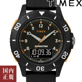 10％OFFクーポン配布中！5/18からご利用分！TIMEX タイメックス 腕時計 メンズ カトマイ コンボ 40mm アナデジ オールブラック/オレンジ TW4B16700 安心の正規品 代引手数料無料 送料無料 あす楽 即納可能