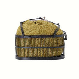 浴衣 巾着 バッグ かごバッグ レディース 小物 収納 フラワー柄 おしゃれ かわいい レトロ 大人 シンプル 上品 フェミニン ゆかた 縁日 花火大会 恋 デート 和服 dazzy （20×24×12cm）