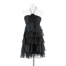 [スーパーSALE限定価格★500円アイテム有] キャバドレス キャバ嬢 ドレス デイジーストア 即日発送 ミニ ローズ ホルターネック ボリュームチュール Aライン ミニドレスナイトドレス キャバクラ