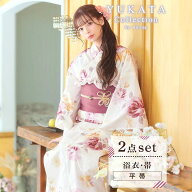 【最大1,500円OFFクーポン 8/4 20:00~8/11 1:59】 【楽天ランキング1位】 [2点SET] [浴衣 レディース セ…
