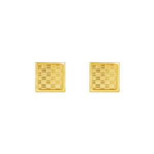 Damier Cufflinks ダミエ カフスボタン カフリンクス ファッション 小物 ボタン ユニ シルバー ゴールド おしゃれ こだわり ブランド 贈り物 結婚式 記念日 シンプル スタイリッシュ スーツ 特製