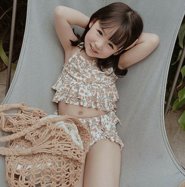 ジュニアアイドル　13歳　水着　 楽天市場】セパレート水着 女の子 2点セット キッズ服 ベビー服 スイムウェア かわいい ピンク オレンジ 花柄 タンキニ セパレート ジュニア  ビキニ プール 夏 海 女の子服 80cm 90cm 100cm 2歳/3歳/4歳 ガールズ ベビー水着 女児 子ども用 みずぎ 子供水着 :  Louk room ...