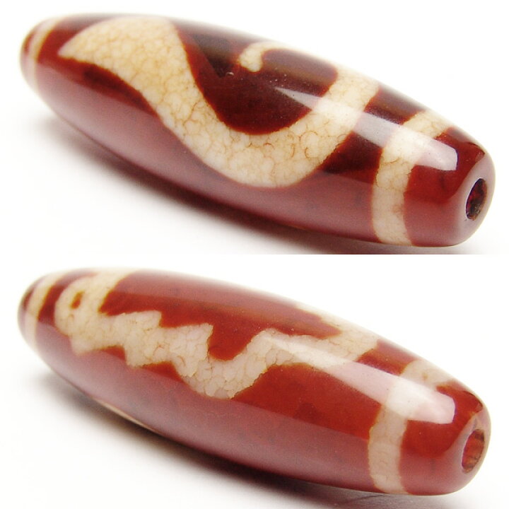 龍紋 如意鈎天珠 約53×14.5mm ◇特選◇【限定1点モノ 1110-50-320-002】西蔵 チベット 天珠 dZiBeads バラ売り 粒売り 天珠 天然石 樓蘭(ロウラン) 龍紋・独鈷杵型 如意二眼天珠 約31×14mm ◆特選◆西蔵 チベット 天珠 dZiBeads バラ売り 粒売り