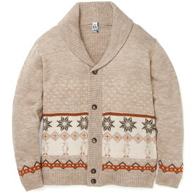 セール！チャムス / CHUMS ブービー スノー ニット ショール カーディガン Booby Snow Knit Shawl Cardigan CH02-1200 (カーデガン、カウチン、雪模様) CHUMS(チャムス)ONLINE SHOP