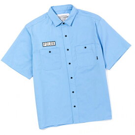セール！ポーラー / POLeR ショートスリーブ リラックス ワークシャツ S/S RELAX WORK SHIRT (半袖シャツ、バックプリント)