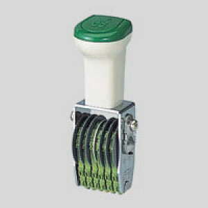 テクノタッチ回転印 欧文5号6連 サンビー TK-056