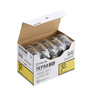 PROテ-プエコパックカラ-黄【5個入】 キングジム SC12Y-5P