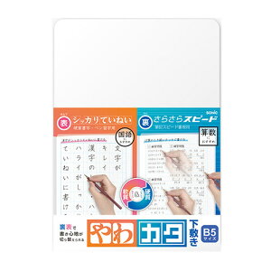 やわカタ下敷き B5 透明 ソニック SK-4081-T
