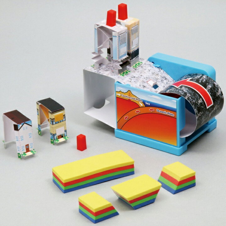 楽天市場 地震再現キット 工作 実験 キット 理科 科学 キッズ 小学生 学校 教材 備品 自由研究 知育玩具 おもちゃ 室内 クリスマスプレゼント ルーペスタジオ