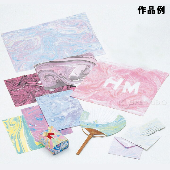 楽天市場】BK 彩液マーブリング 12cc・6色組 絵具 図工 工作 美術 画材 