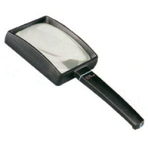 虫眼鏡 ブラックルーペ 角型 2.8倍 100×75mm 2655-175 拡大鏡 エッシェンバッハ エッシェンバッハ