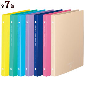 バインダー ファイル B5 B5サイズ S型 26穴 収納 整理 書類 オフィス 事務用品 文具 文房具 カラフル CUBE FIZZ リヒトラブ