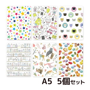 テキスタイル下敷きA5 5個セット Orions 共栄プラスチック