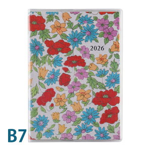 高橋書店 手帳 2026年 1月始まり ラフィーネプチ3 花柄 スケジュール帳 ビジネス手帳 日記 記録 プレゼント 就職祝い 新成人 男性 女性 TAKAHASHI