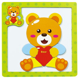まねっこパズル 8ピース ゲーム 幼児 おもちゃ マグネット かわいい クマ くま 知育玩具 遊び 室内