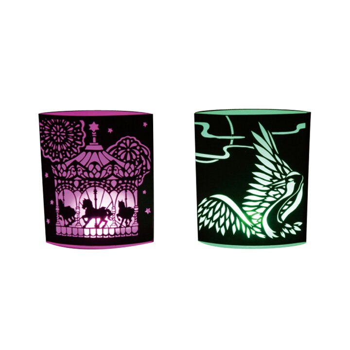 楽天市場 切り絵 セット 初心者 Ledライト レインボーきりえ 自由研究 工作 キット ランプ 小学生 中学生 美術 図工 画材 手作り ルーペスタジオ