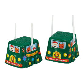 スタンプぽっくり パカポコ クリスマス おもちゃ 知育玩具 幼児 子供 サンタカー シール 竹馬 幼稚園 保育園 室内 外遊び パーティ