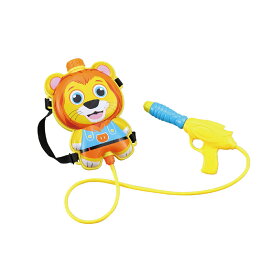 おもちゃ 水てっぽう 水遊び お風呂 プール 玩具 知育玩具 こども 子供 女の子 男の子 幼児 キッズ 背負えるライオンみずでっぽう アニマル 動物