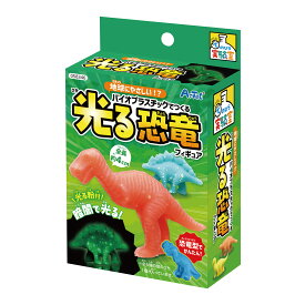 工作キット 手作り 子供 実験 小学生 夏休み 自由研究 男の子 きょうりゅう てのひらバイオプラスチックでつくる光る恐竜 フィギュア クラフト 日本製
